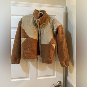 Tan Columbia Sherpa jacket